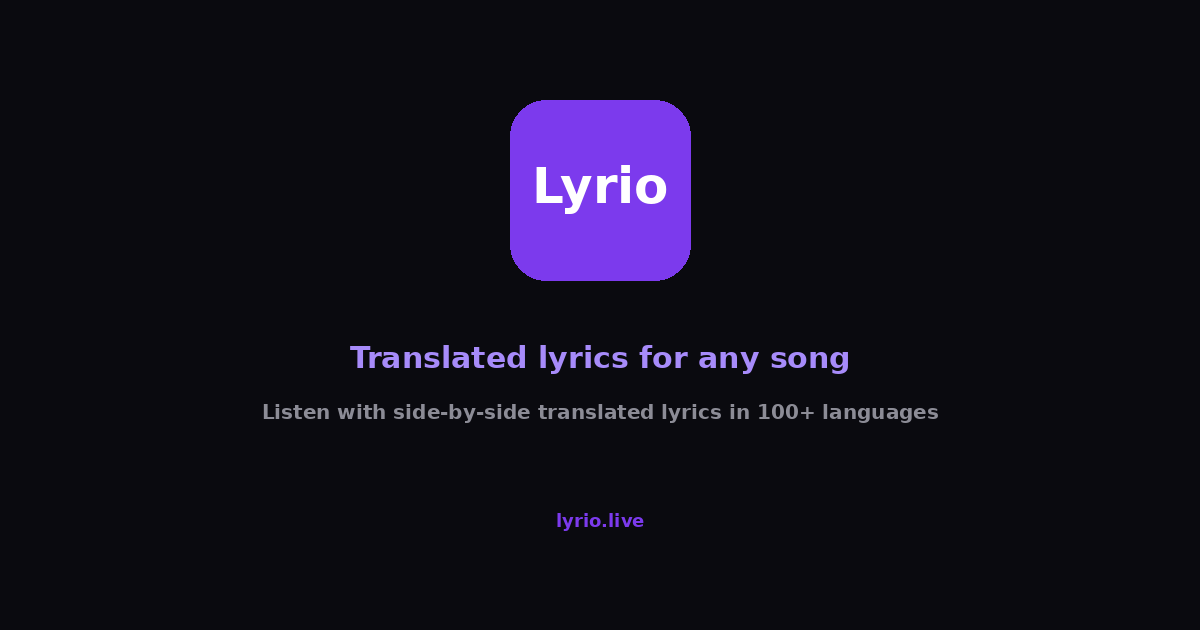 Lirio Script Lyrio — Translated Lyrics for Any Song